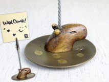 カピバラ メモスタンド ”柚子湯”