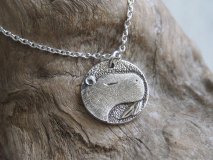 カピバラ、草をはむ