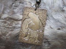 ほていさん カピバラの真鍮製キーホルダー