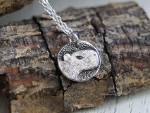 仔カピバラ ミニシルバーペンダントネックレス